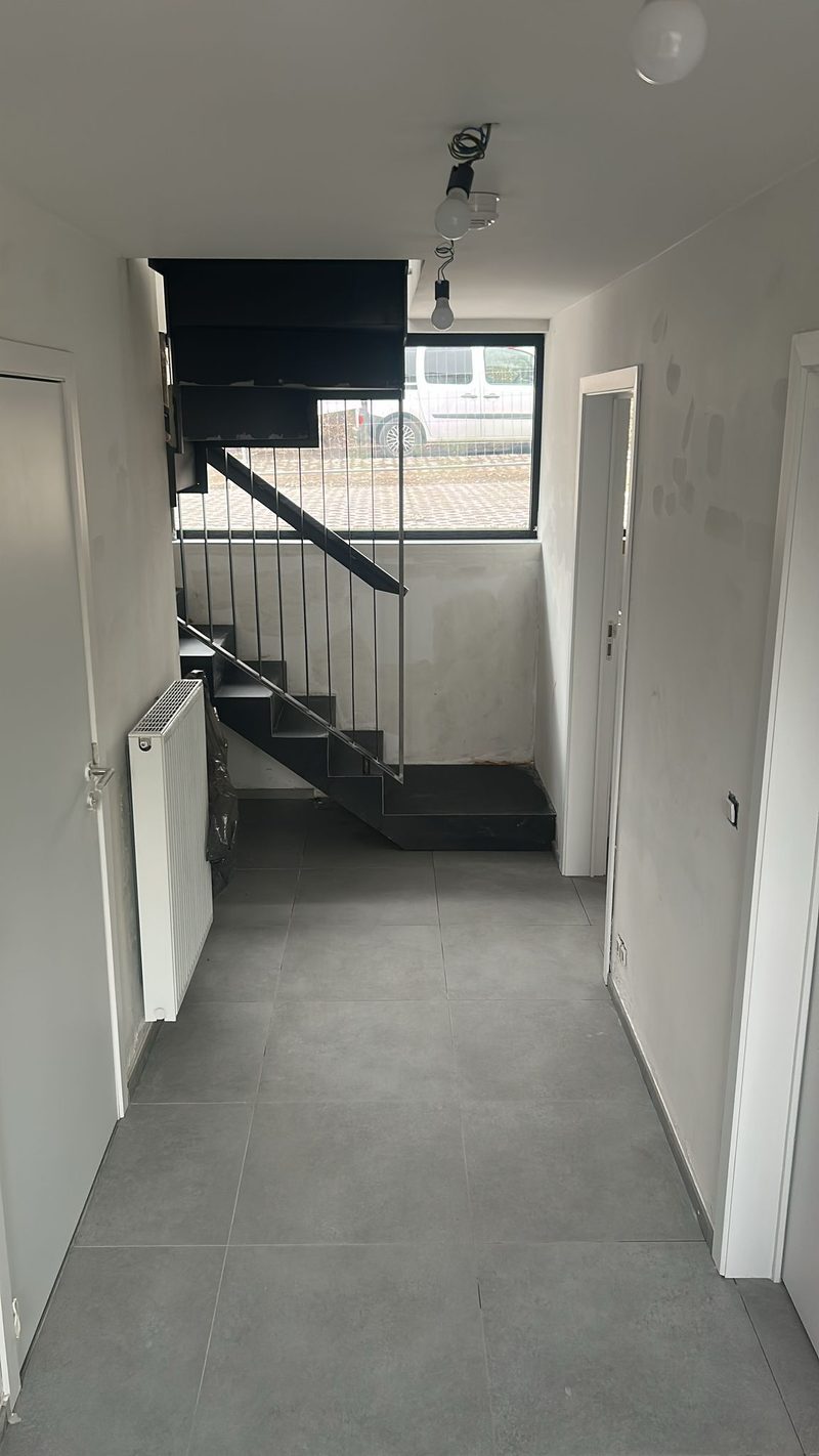 Couloir remis à niveau après travaux