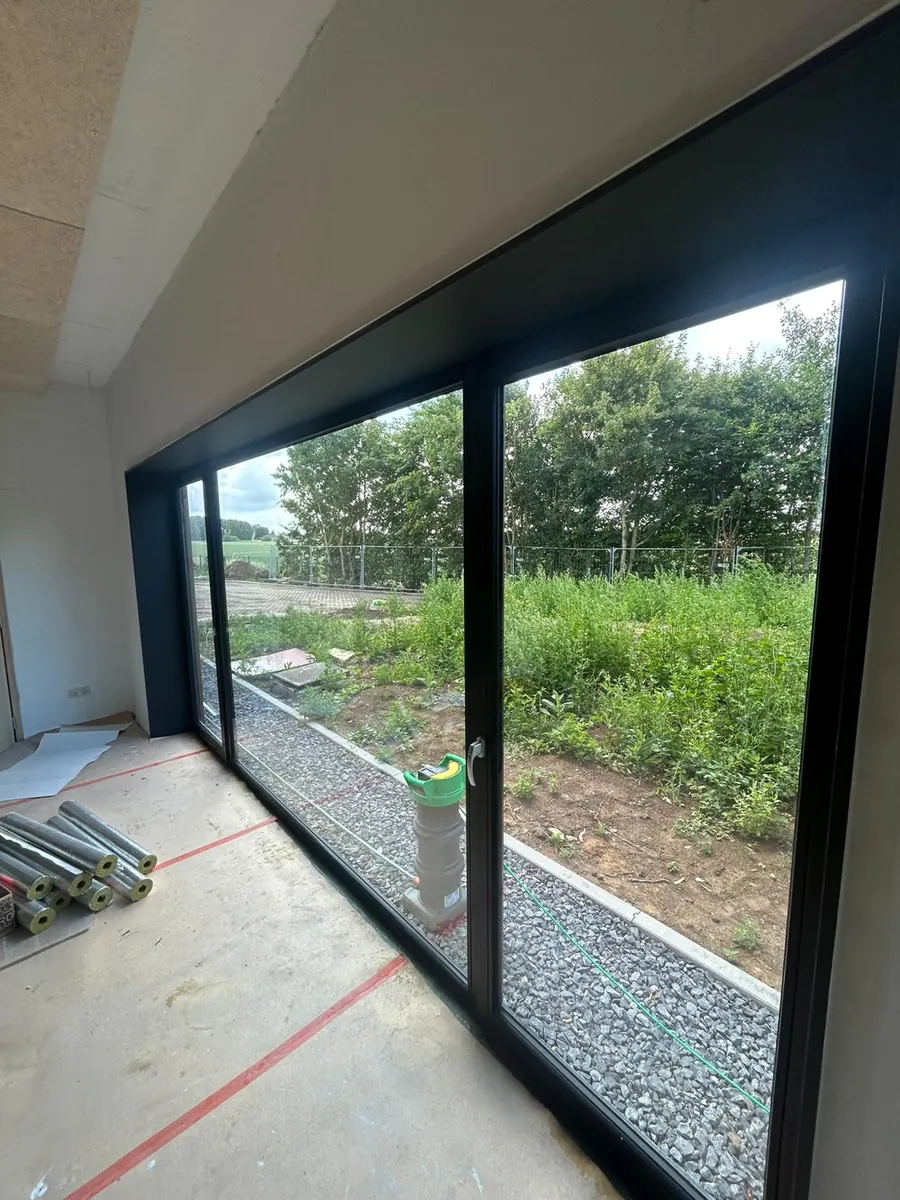 Couloir après nettoyage de fin de chantier