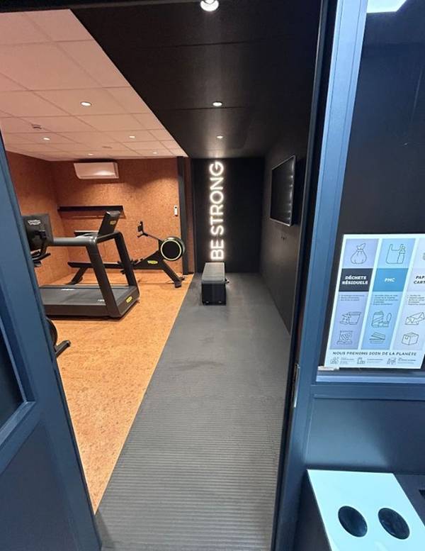 Salle de sport entretenue par PM Cleaning