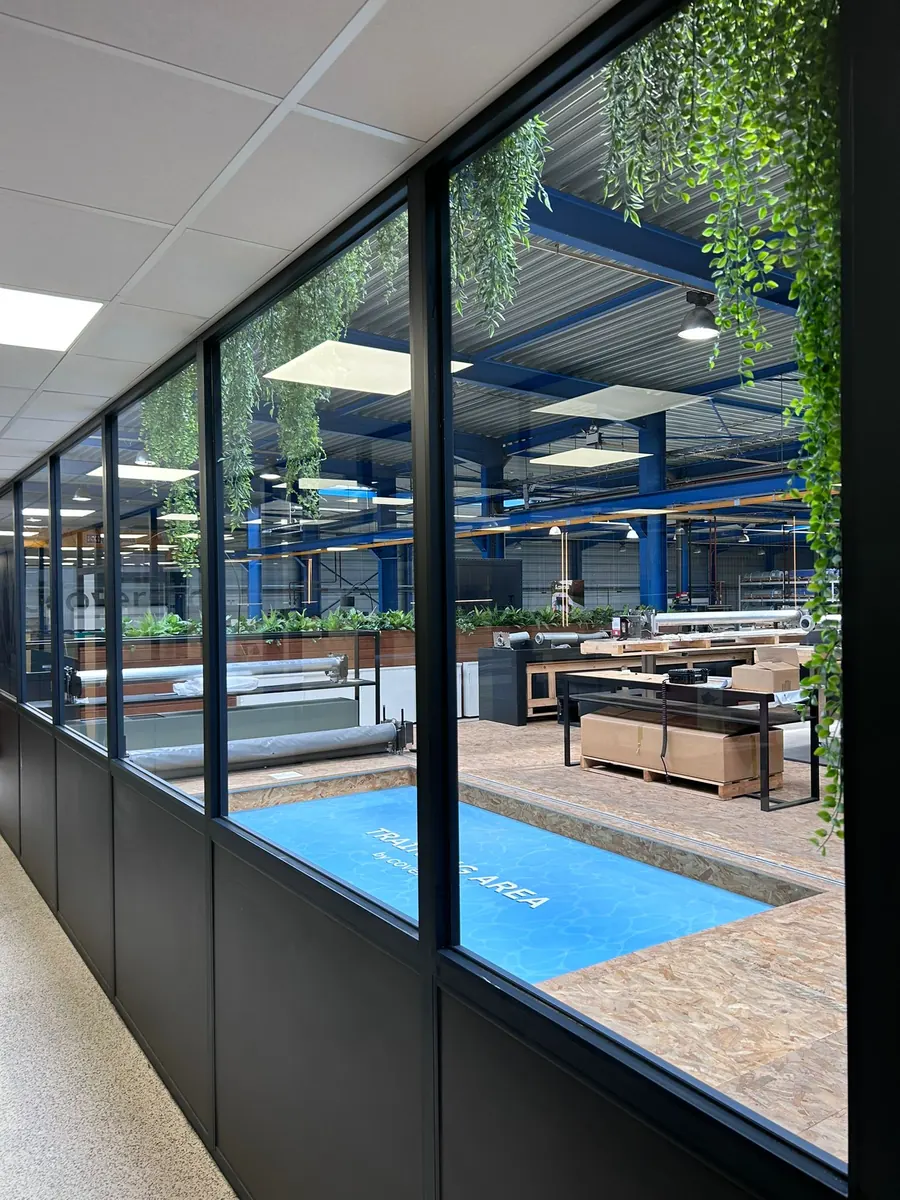 Showroom Coverseal entretenu par PM Cleaning