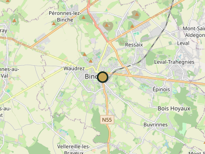 Map Binche