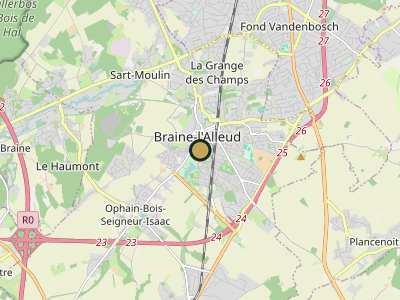 Map Braine Lalleud