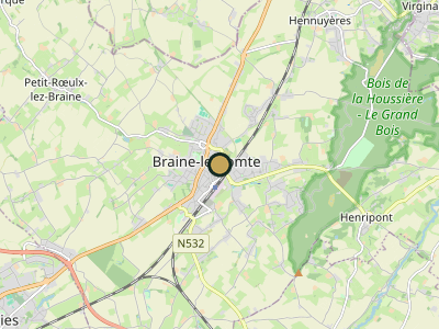 Map Braine Le Comte