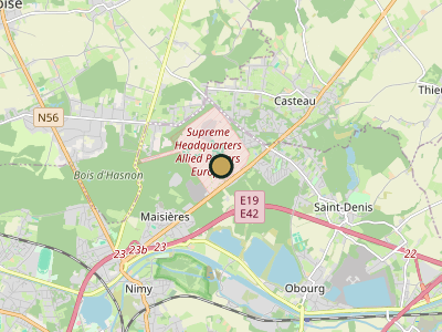 Map Casteau