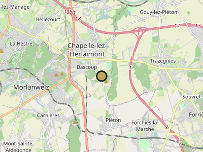 Map Chapelle Lez Herlaimont