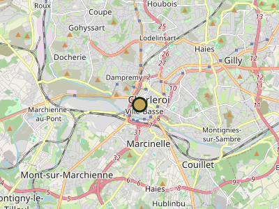 Map Charleroi