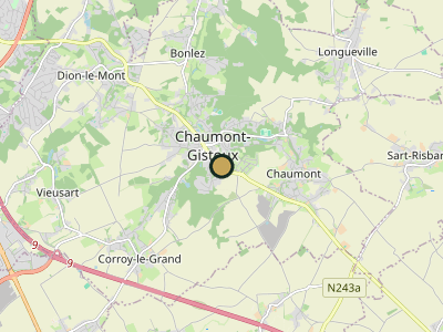 Map Chaumont Gistoux