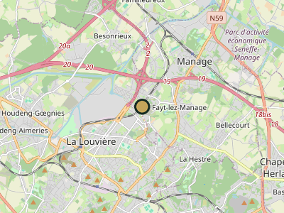 Map Fayt Lez Manage