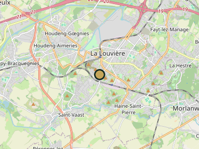 Map Haine Saint Paul