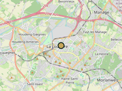 Map Haine Saint Pierre