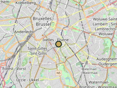Map Ixelles