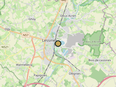 Map Lessines