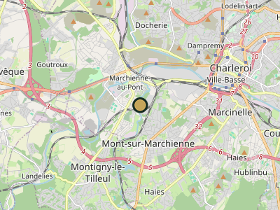 Map Marchienne Au Pont