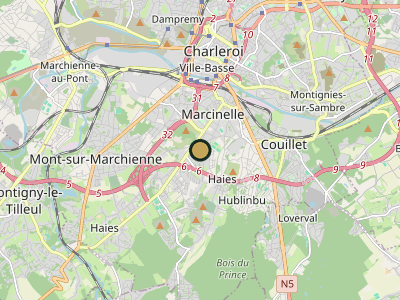 Map Marcinelle