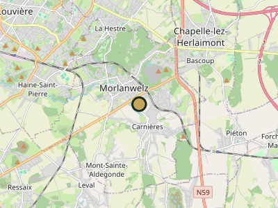 Map Morlanwelz