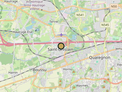 Map Saint Ghislain