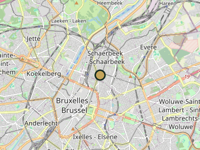 Map Saint Josse Ten Noode