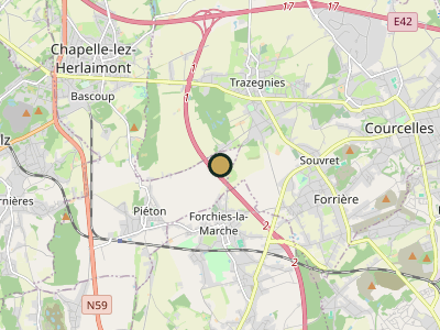 Map Trazegnies