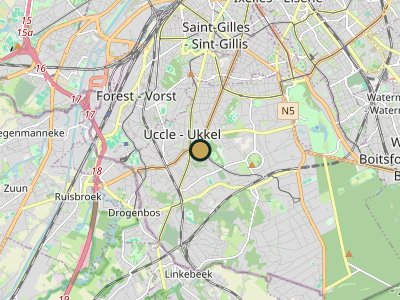 Map Uccle
