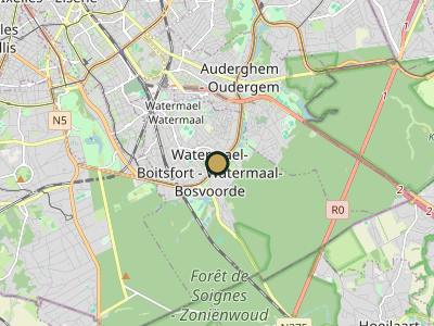 Map Watermael Boitsfort