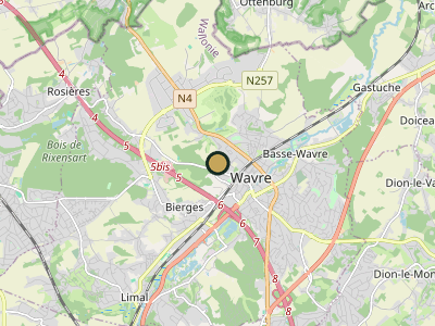 Map Wavre