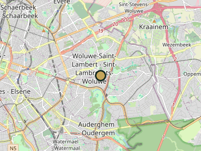 Map Woluwe Saint Lambert
